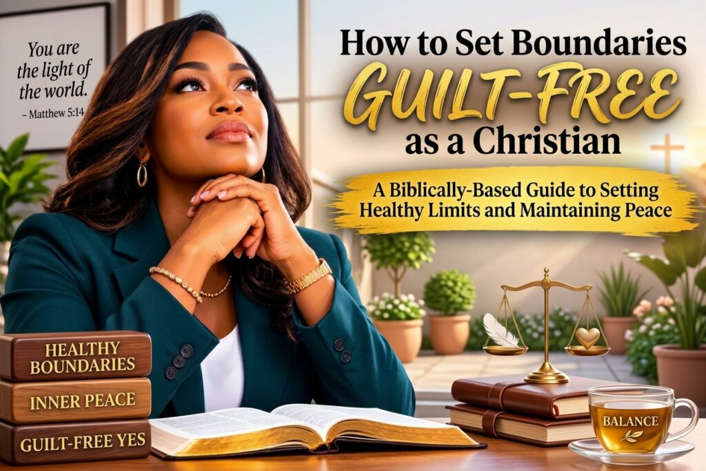 How to Set Boundaries Without Guilt as a Christian