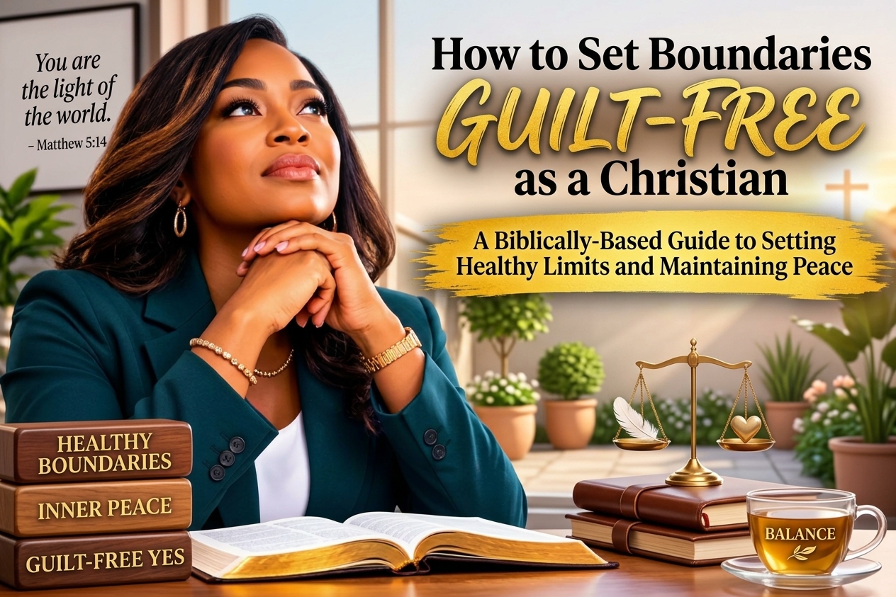 How to Set Boundaries Without Guilt as a Christian